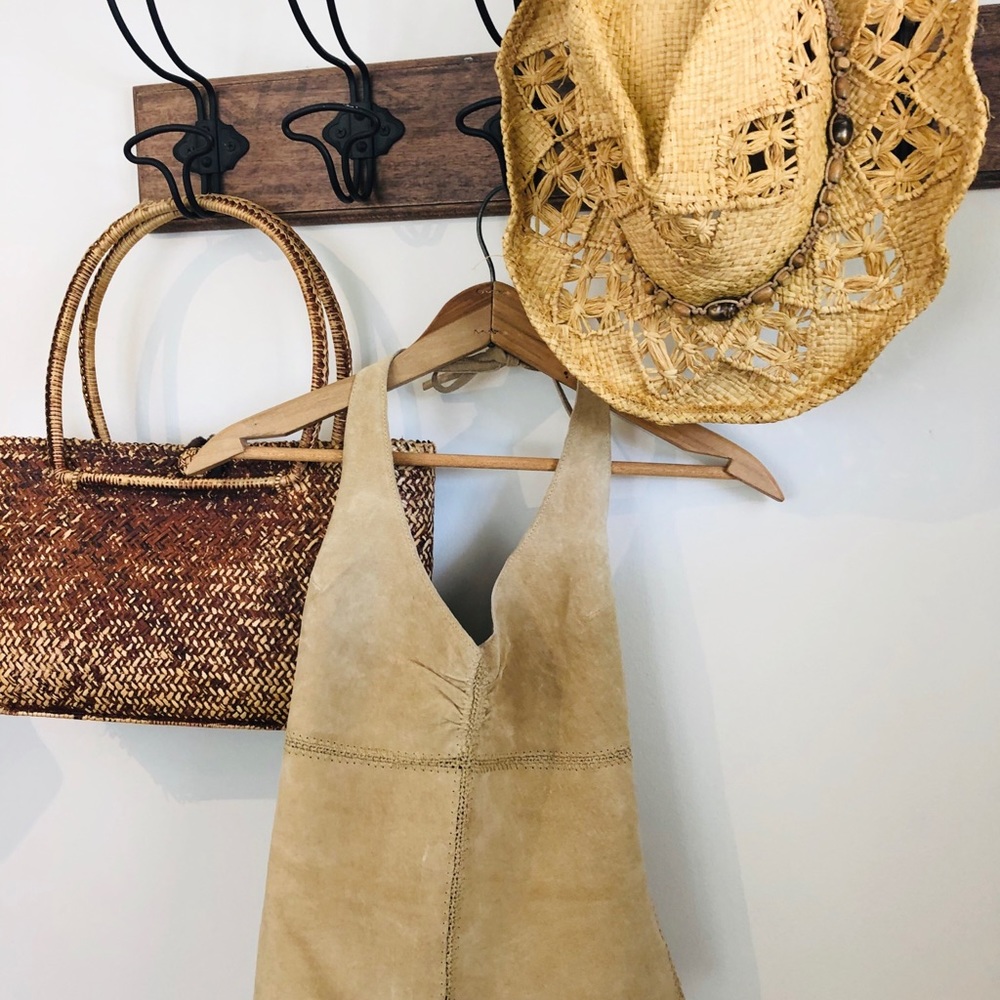 Timeless boho suede halter top. Arden b. Size S.